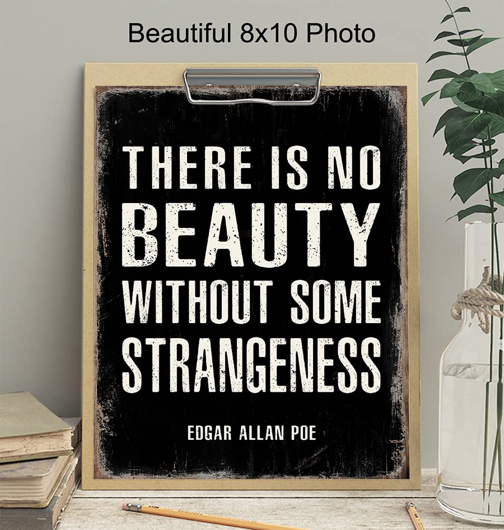Edgar Allan Poe Quote Art Print - Gothic Wall Decor for Home & Office