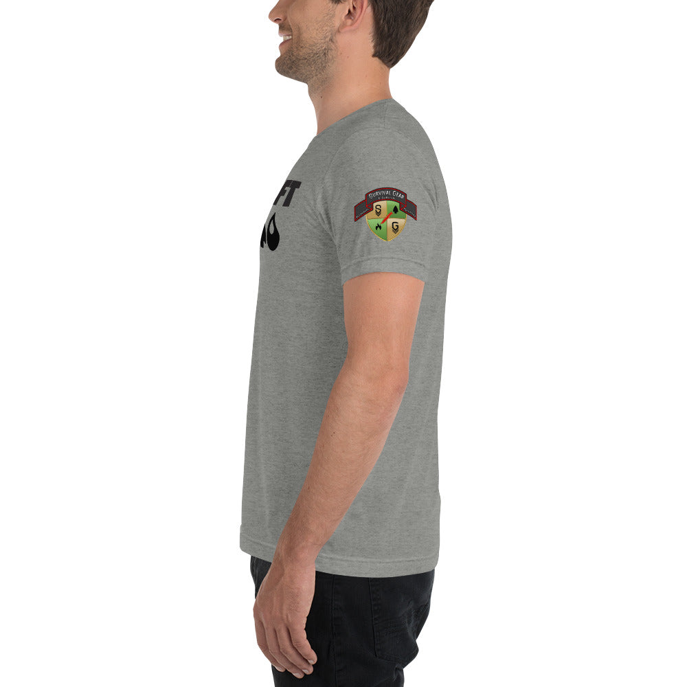 Bushcraft AF Short Sleeve T-Shirt for Men - Outdoor Adventure & Camping Shirt - Durable Quick-Dry Hiking Tee for Summer Activities