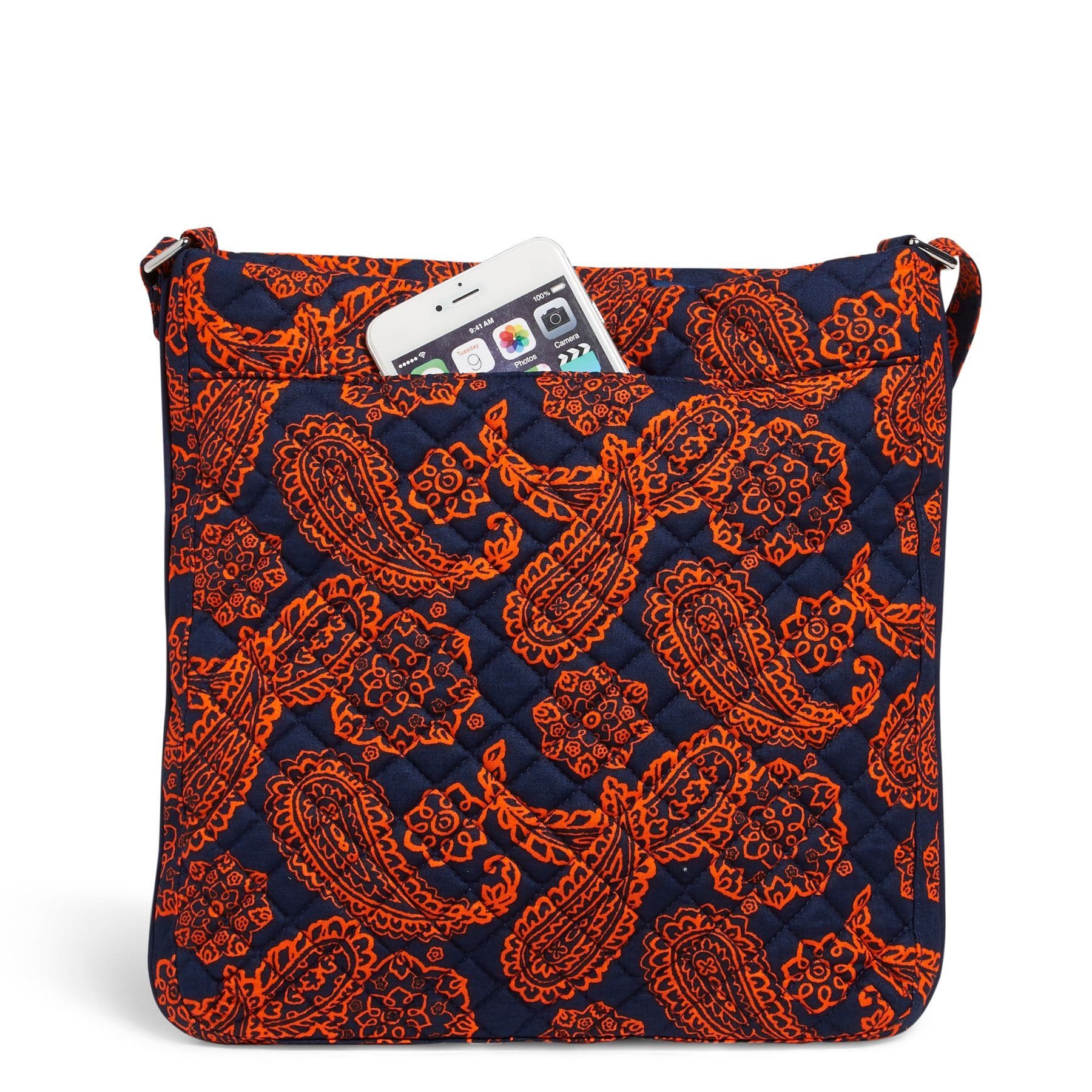 Stylish Collegiate Triple Zip Hipster Crossbody Bag for Women - Trendy Small Purse for School, Travel & Everyday Use