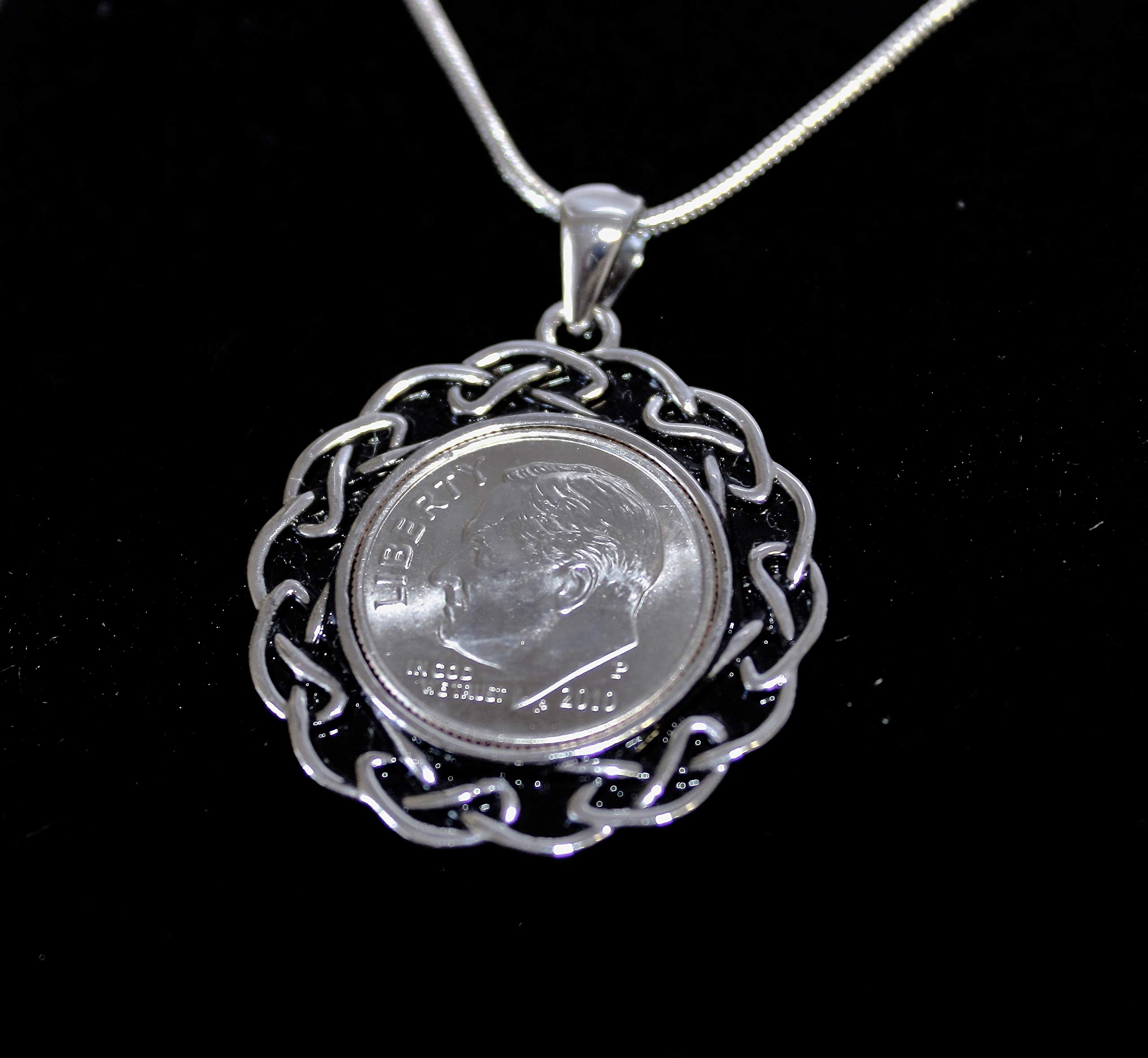 1966 Birth Year Pendant for Women - Rhodium Plated Necklace Jewelry - Vintage Inspired Gift for Birthday, Anniversary & Special Occasions