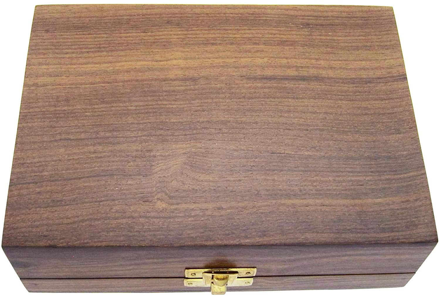 Handmade Wooden Jewelry Box for Women - Premium Jewelry Organizer with Hand-Carved Designs - Perfect Christmas Gift for Her - Great for Travel, Home Decor & Special Occasions