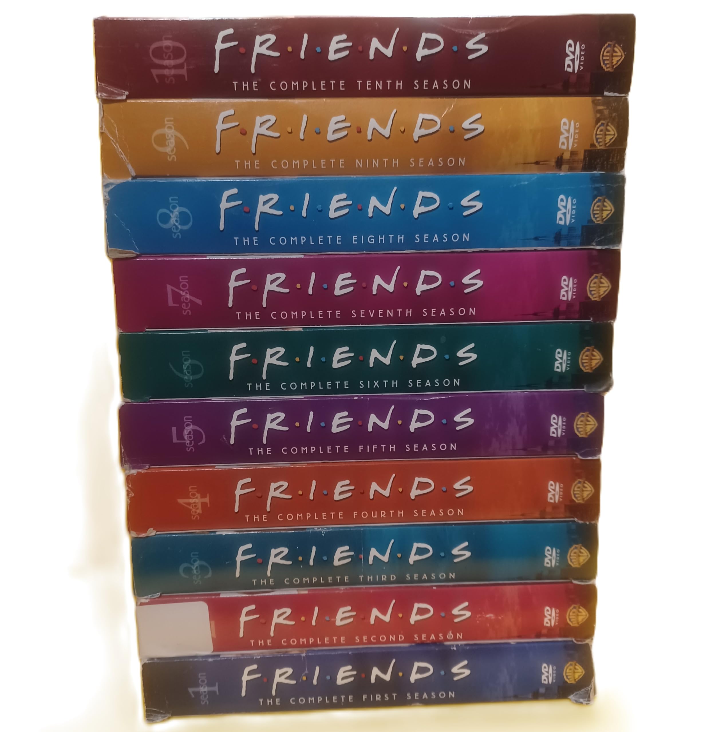 Friends TV Show Complete Seasons 1-10 DVD Box Set Bundle - Perfect for Binge Watching & Gift Giving