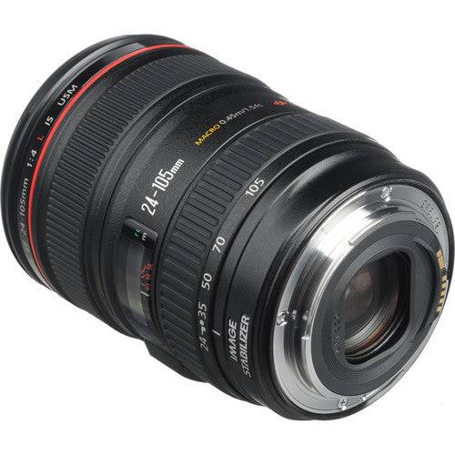 Canon EF 24-105mm f/4L IS USM Lens - Professional Full Frame DSLR Camera Lens with Image Stabilization - Perfect for Portrait, Travel & Landscape Photography (USA Version)