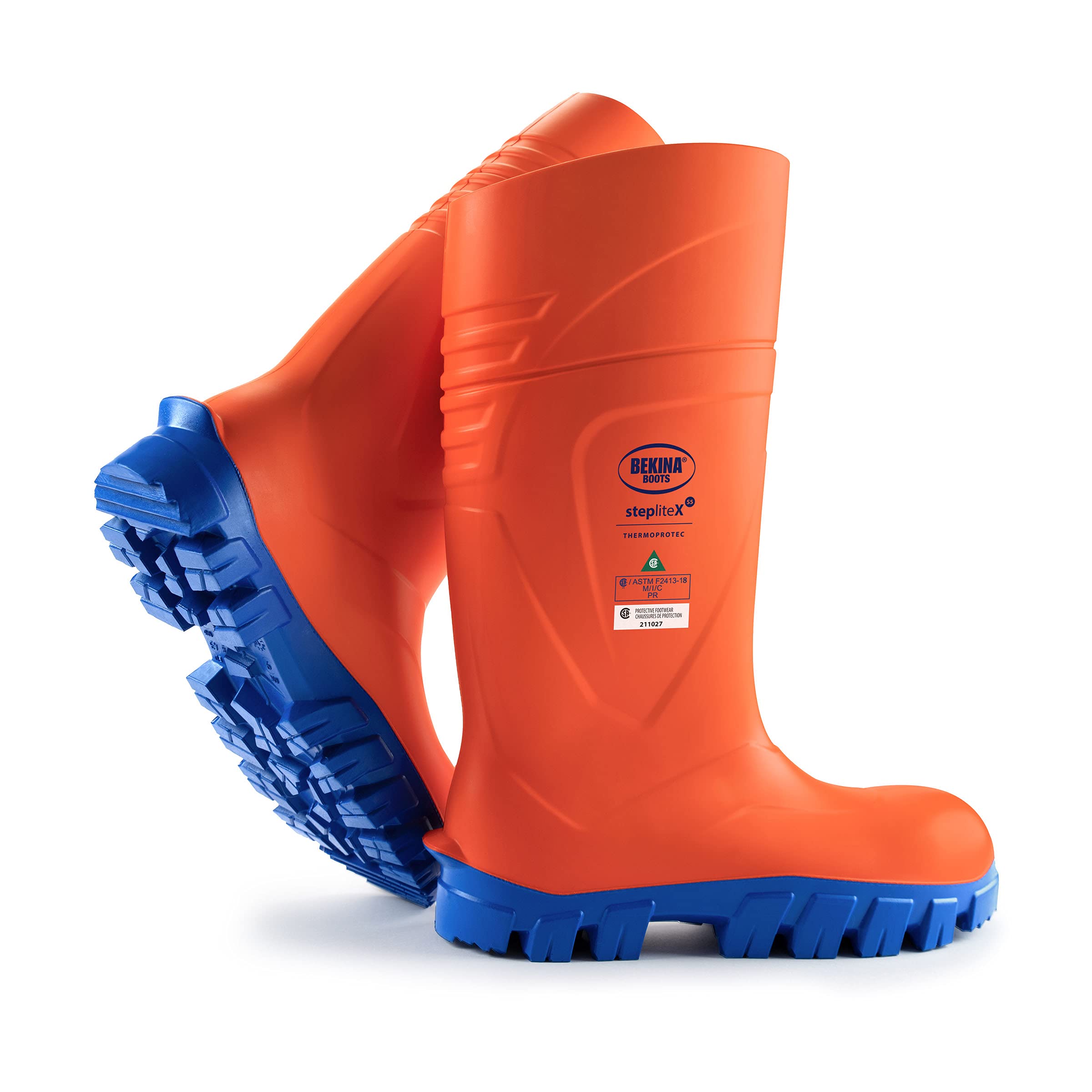 Bekina StepliteX ThermoProtec S5 Insulated Waterproof Work Boots for Men & Women - Lightweight Non-Slip Composite Toe Safety Boots, ASTM Rated - Perfect for Construction, Farming & Outdoor Winter Work