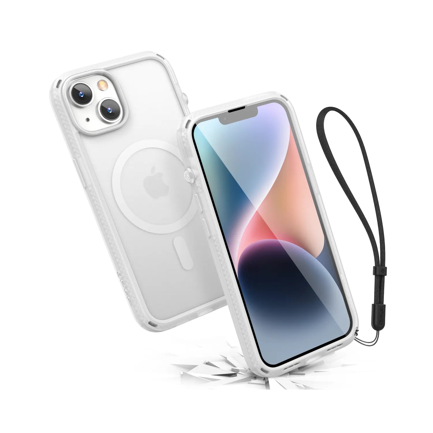 iPhone 14 Plus Magnetic Case - Shockproof Protective Cover with MagSafe Compatibility for Wireless Charging | Perfect for Travel, Work & Everyday Use