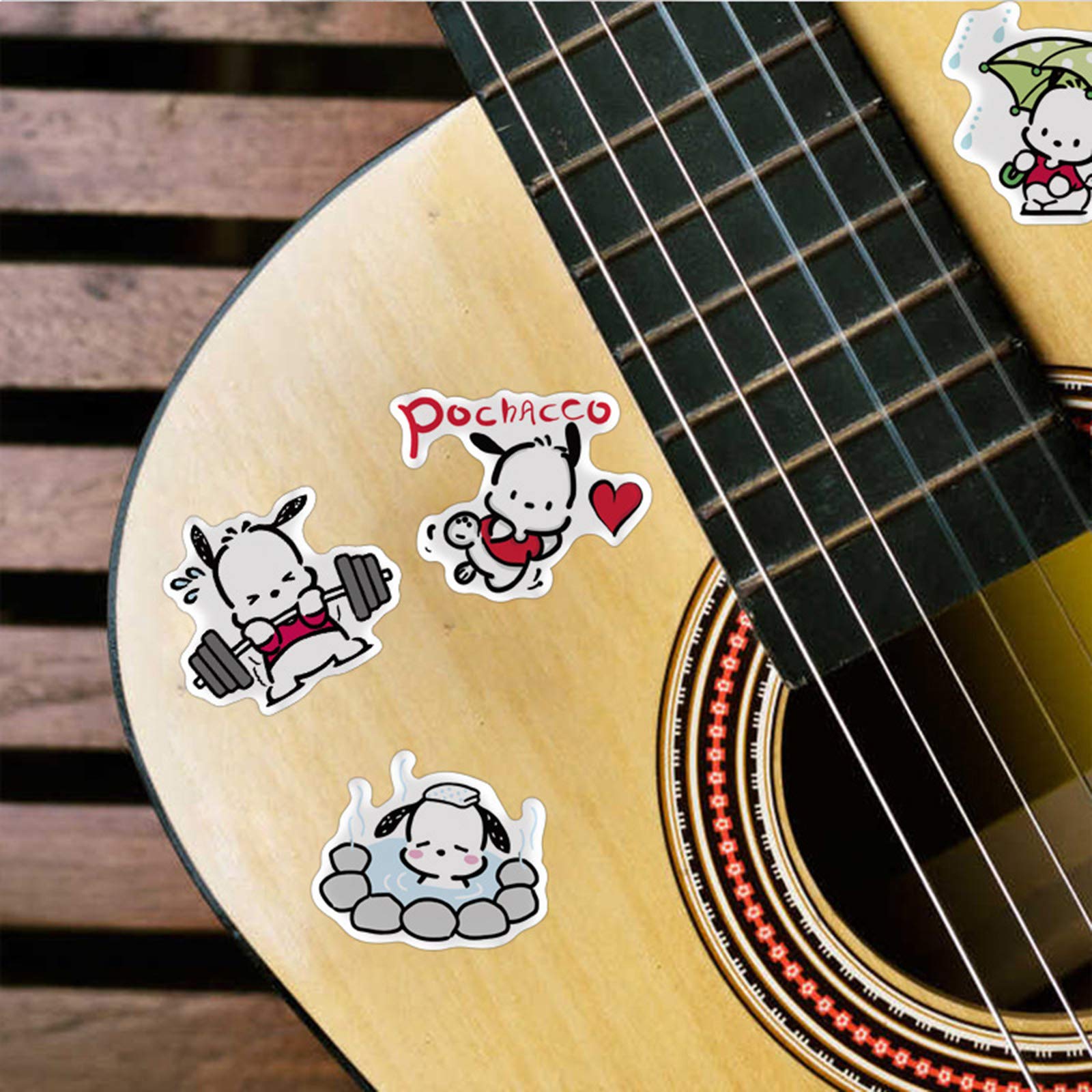 100pcs Pochacco Cartoon Stickers - Cute Funny Dog Vinyl Decals for Water Bottles, Hydro Flask, Laptop, Phone, Bike, Notebook, Car & Skateboard | Perfect for Kids, Teens & Adults DIY Decoration, School Supplies & Gift Ideas
