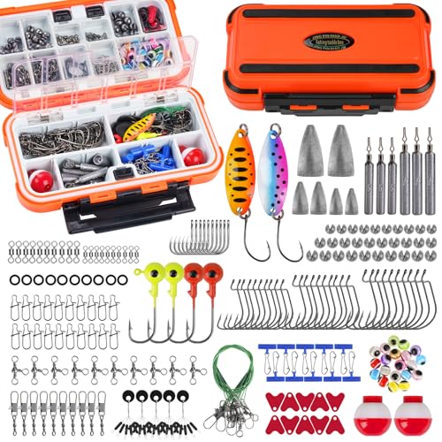 210pcs Fishing Accessories Kit