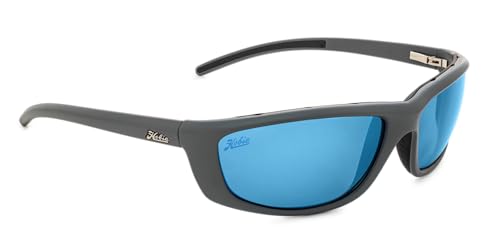 Satin Grey Frame / Grey Rubber / Cobalt Mirror Lens