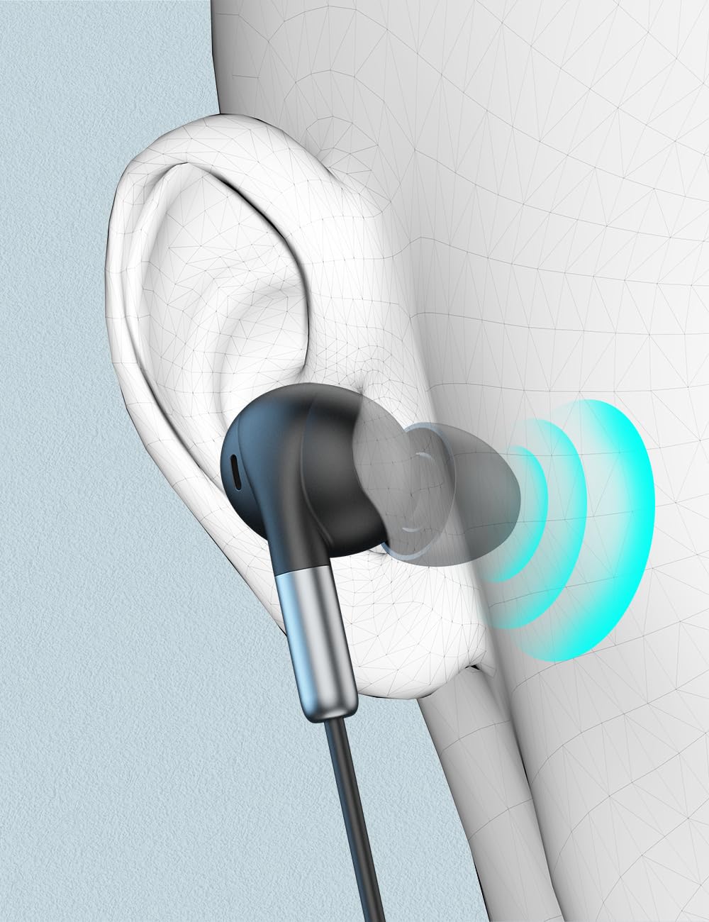 USB Gaming Headset with Microphone - Noise Canceling Wired Earbuds for PC, PS4, PS5 & Computer (6.55FT Cable) - Volume Control Headphones for Music, Chat, Broadcasting & Work - Perfect for Gaming, Online Meetings & Remote Work
