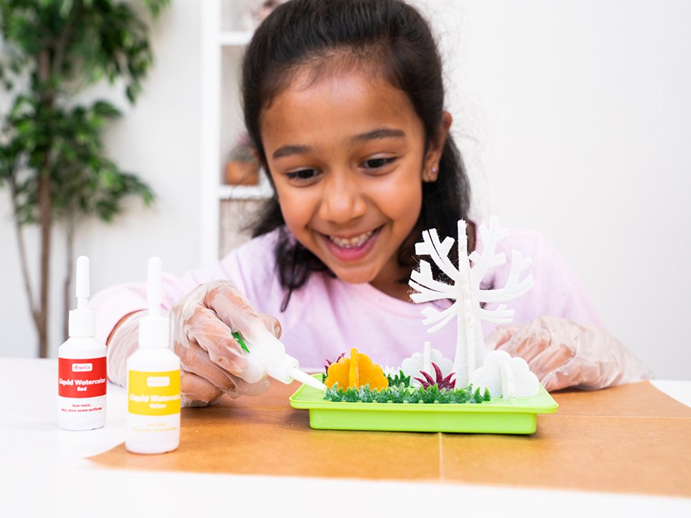 Crystal Chemistry Garden Kit - DIY Science Experiment for Kids & Adults | STEM Educational Toy for Home & Classroom Learning