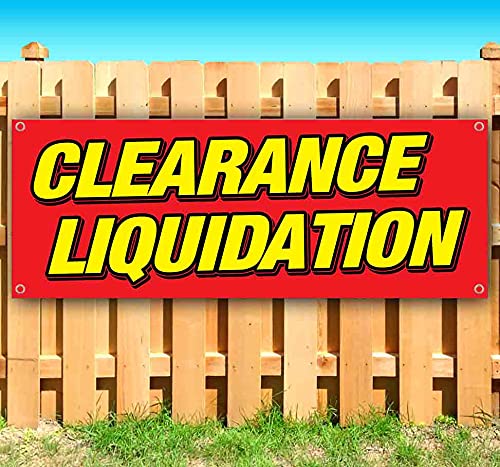 13 oz Heavy-Duty Clearance Sale Vinyl Banner with Metal Grommets - Single-Sided, Durable Non-Fabric Sign for Storefronts, Events & Business Promotions