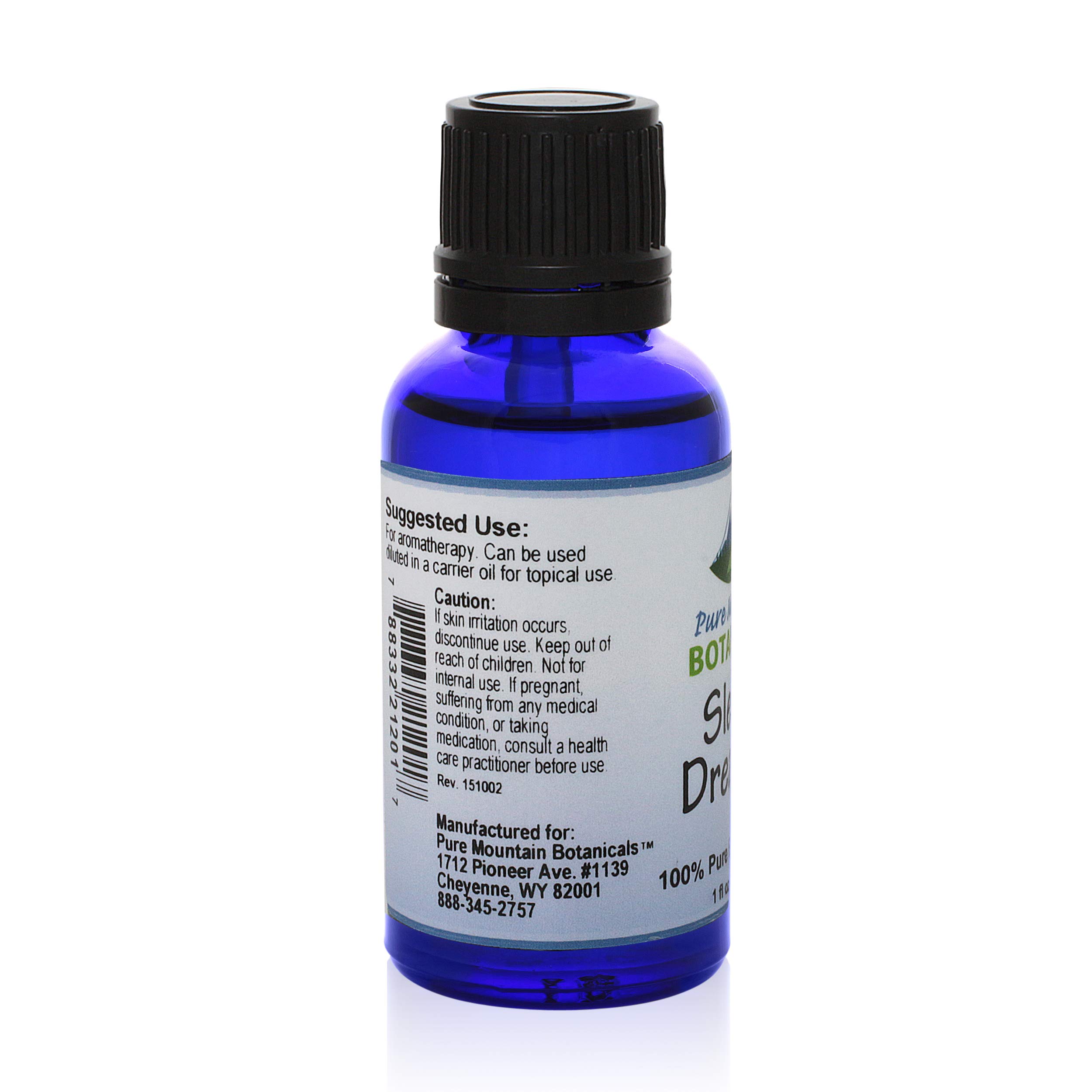 Sleep Dreams Essential Oil Blend (1 Fl oz) - 100% Pure Natural Aromatherapy Oil for Relaxation & Better Sleep with Lavender & Geranium - Vegan, Cruelty-Free Essential Oil for Diffusers, Massage & Bedtime Rituals