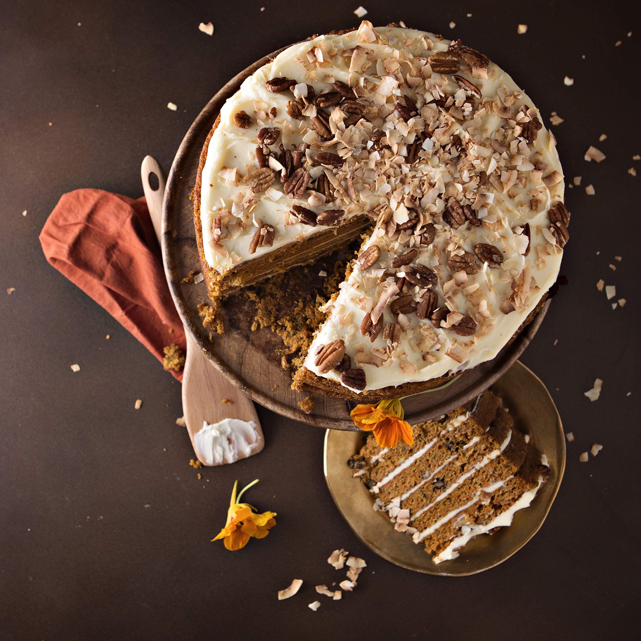 Sweet Street Big Iced Carrot Cake - Fresh Baked Dessert (1 Count) | Perfect for Birthday Parties, Office Treats & Holiday Celebrations