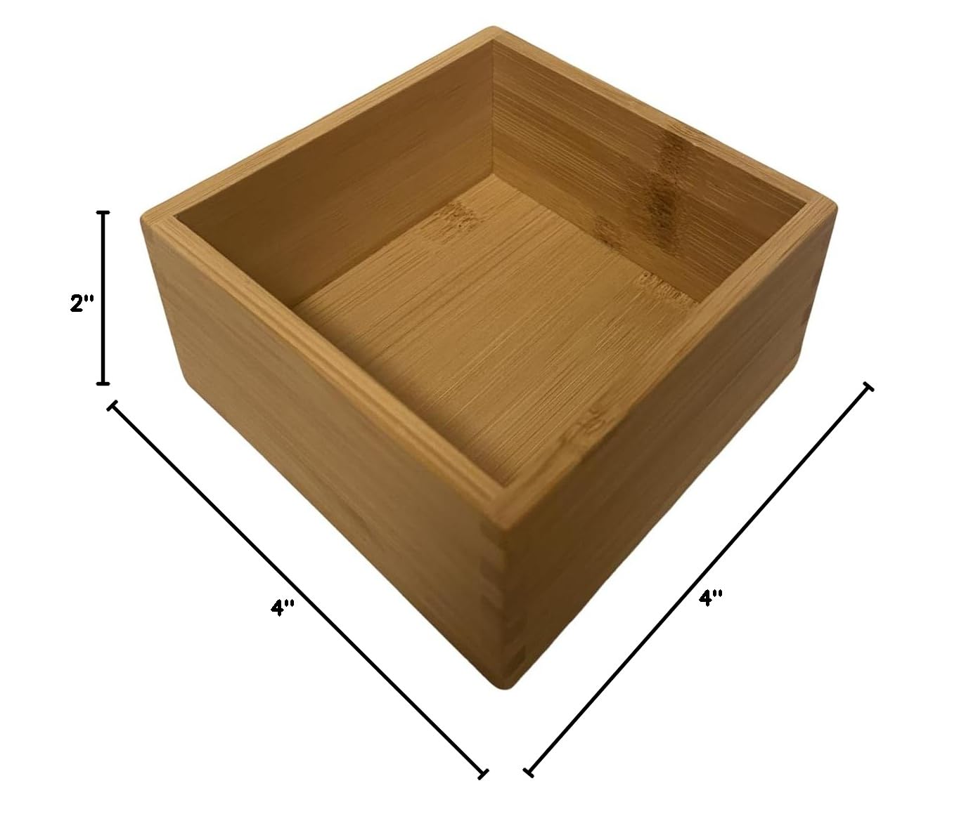 Bamboo Drawer Organizer for Kitchen Utensils, Office Supplies & Makeup - 4