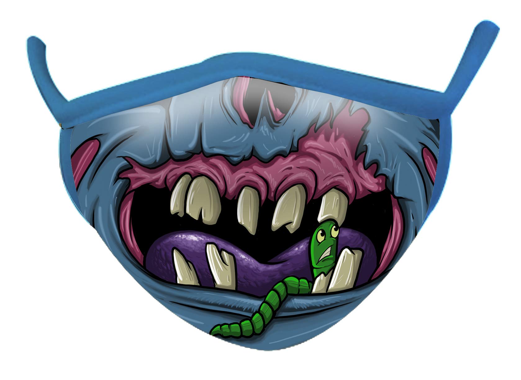 Wild Republic Wild Smiles Reusable Washable Half Face Mask - Comfortable & Breathable for Daily Use, Outdoor Activities & Travel