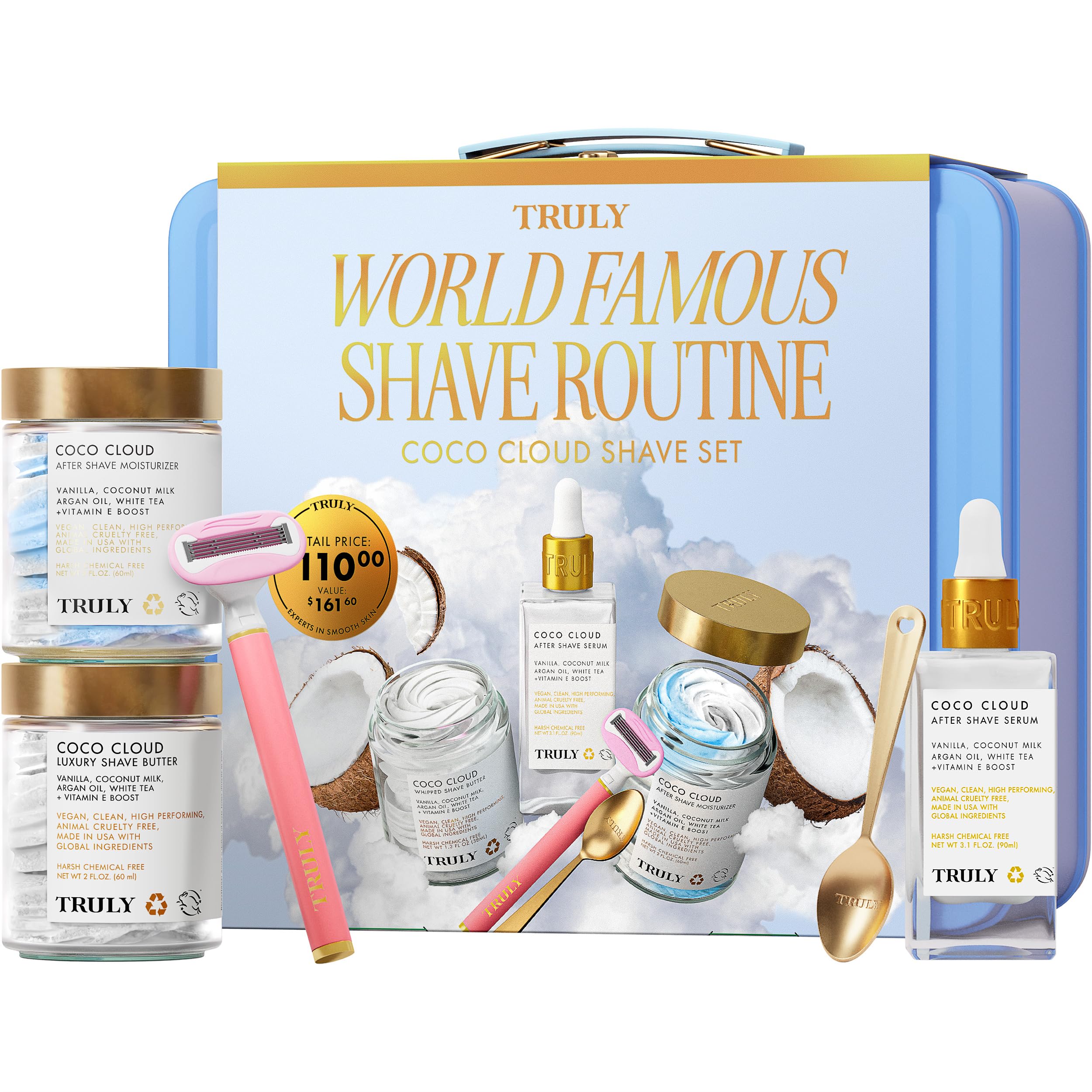 Premium Men's Shaving Kit - Luxury Razor Set with Safety Blades for Smooth, Irritation-Free Shave | Perfect Gift for Father's Day, Birthday & Grooming Enthusiasts | Home Spa & Travel Essential