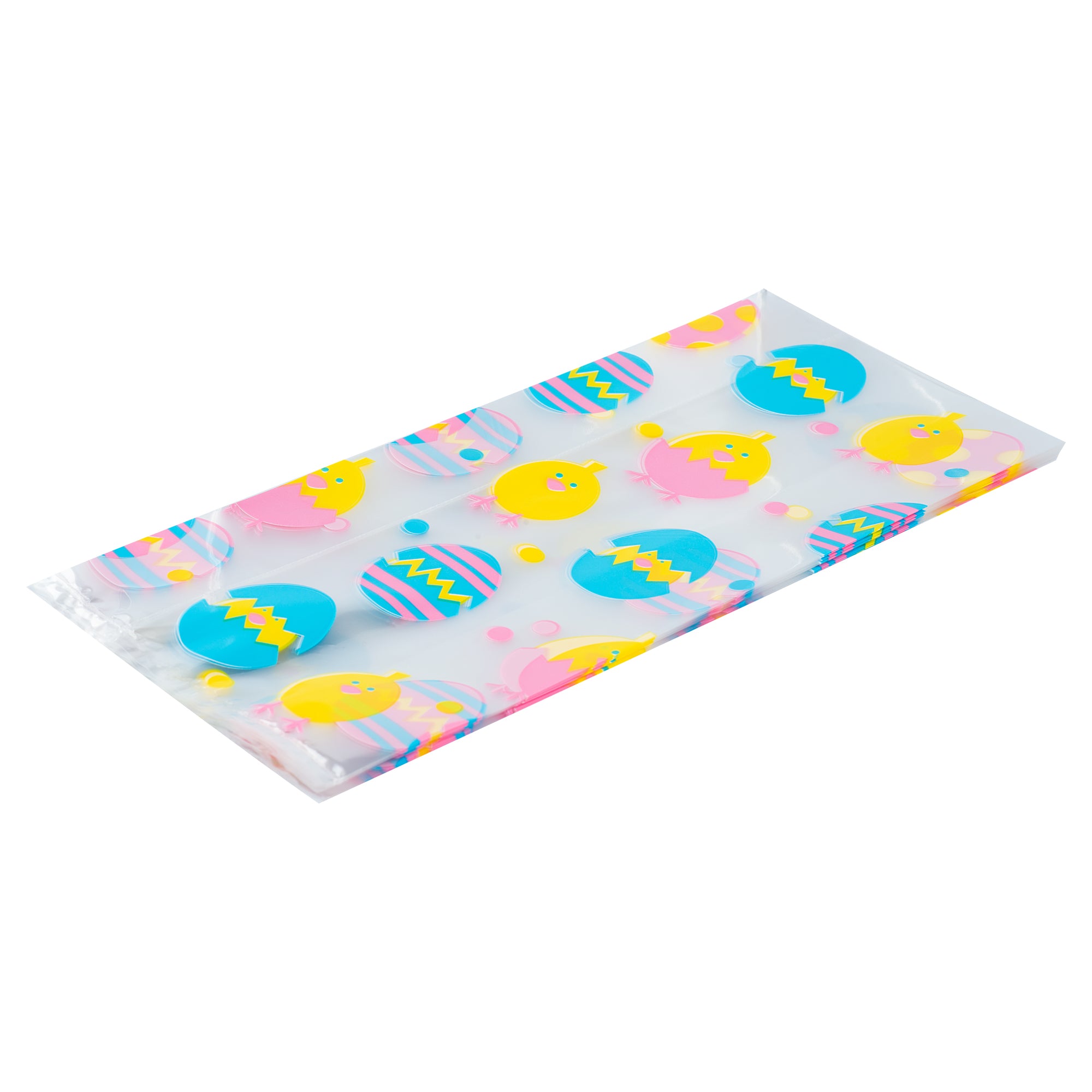 Easter Chick Plastic Candy Bags - Gusseted 5x3x11 Inches - 4000 Count Bulk Box for Easter Treats, Party Favors & Holiday Candy Packaging