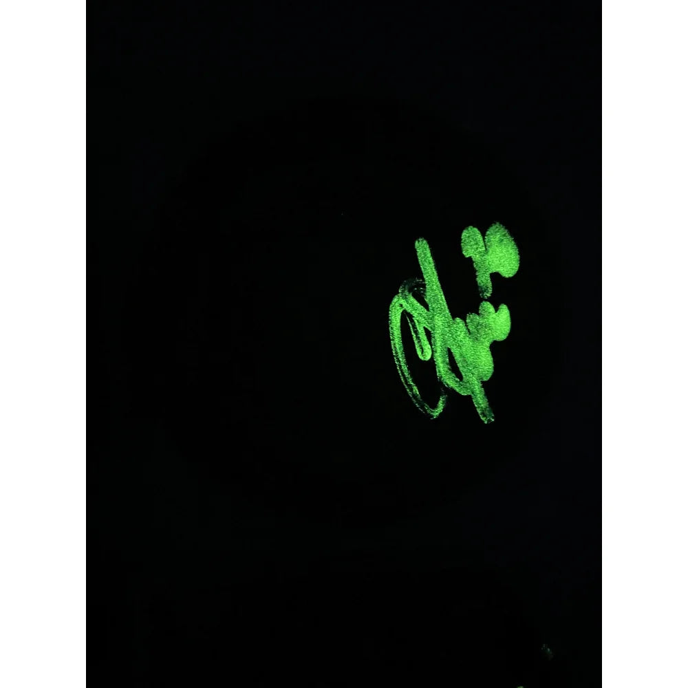 Chandler Stephenson Autographed Vegas Golden Knights Retro Glow-in-the-Dark Hockey Puck with COA & IGM - Collectible Memorabilia for NHL Fans, Home Decor & Sports Gift
