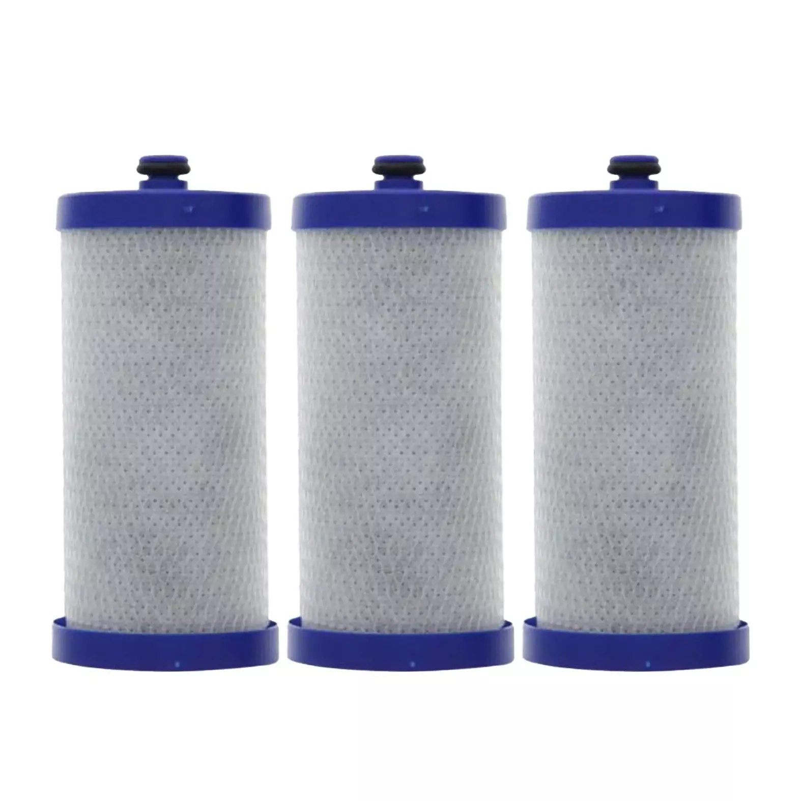 3-Pack Blue Ripple Replacement Water Filter for Frigidaire PureSource Refrigerator - Compatible with RG100 WF1CB - Clean & Fresh Ice & Water for Home, Office, and RV Use