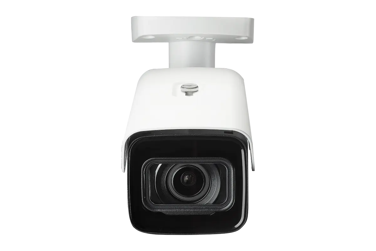 Lorex 4K Ultra HD Wired Bullet Security Camera with Motorized Varifocal Lens, 30FPS Real-Time Recording, IK10 Vandal-Proof - Outdoor Home & Business Surveillance for Day/Night Monitoring