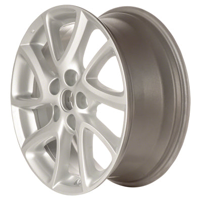 17 Inch Mazda 3 OEM Wheel ALY064947 - Silver Alloy Rim for 2012-2013 Models (9965727070) | Perfect Replacement for Damaged Wheels & Car Upgrades