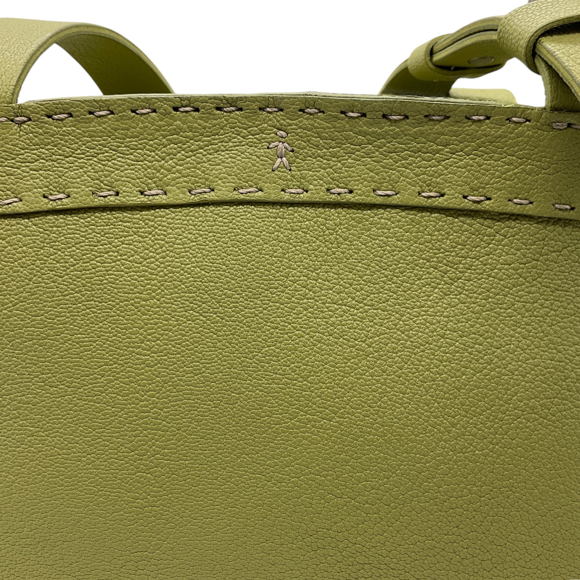 Henry Beguelin Genuine Green Leather Medium Jar Bag - Stylish Handbag for Women, Perfect for Work, Travel & Everyday Use