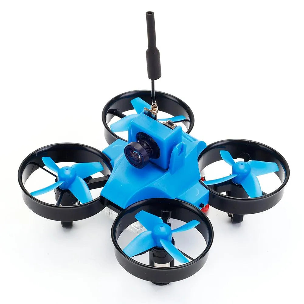 Makerfire Armor Blue Bee FPV Drone Kit - 65mm Mini Racing Drone with Altitude Hold, Headless Mode & One Key Return - Perfect for Indoor FPV Racing, Aerial Photography and RC Quadcopter Training