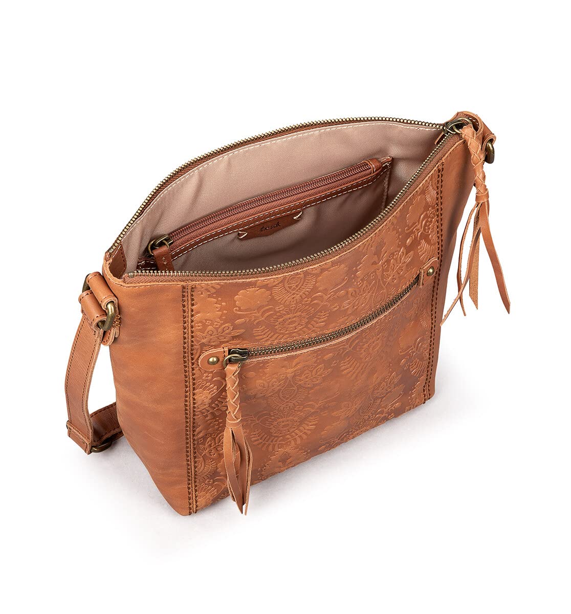 The Sak Women's Ashland Crossbody Bag - Stylish Leather Purse for Everyday Use, Work & Travel | Perfect Gift for Her