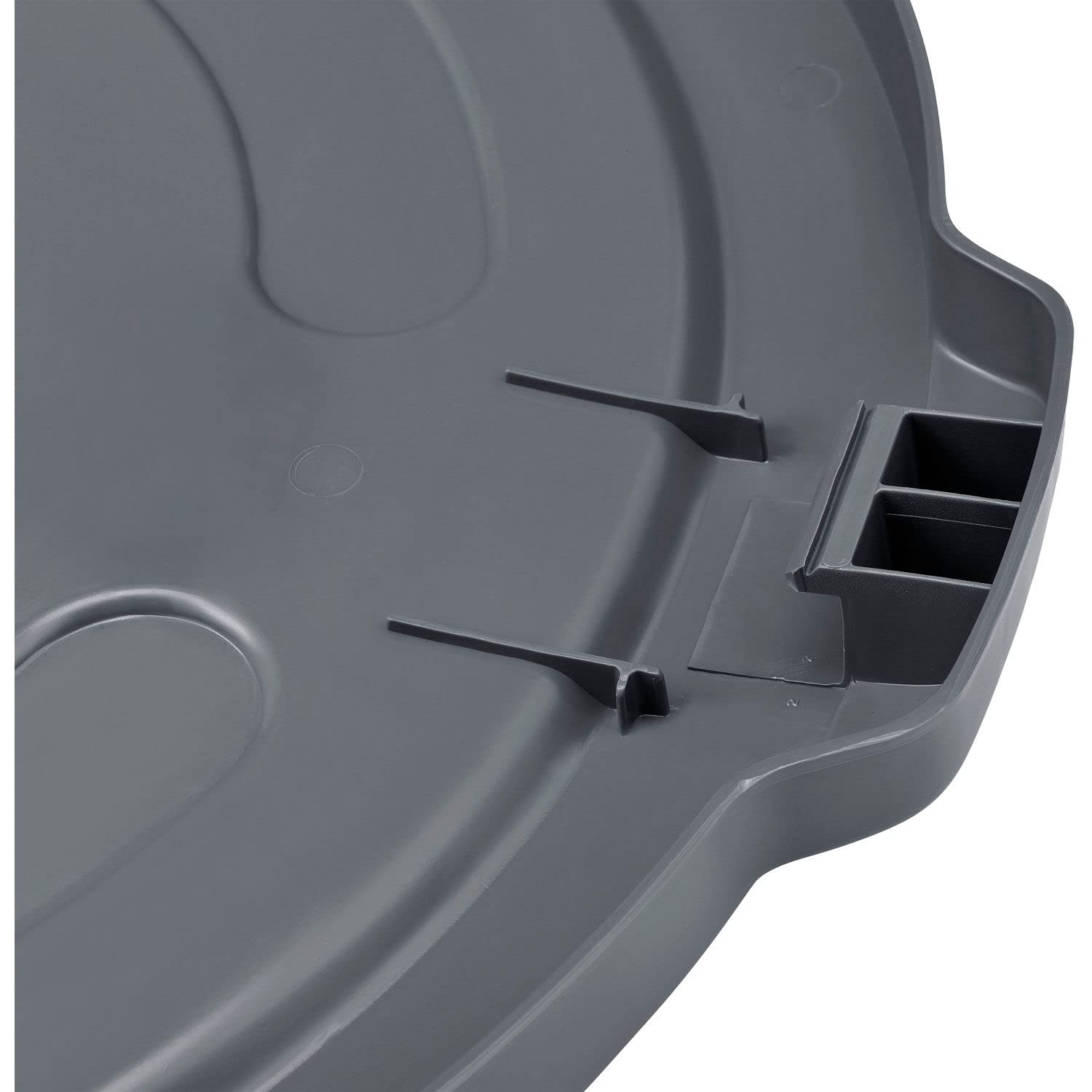 55 Gallon Trash Can Lid - Heavy Duty Garbage Bin Cover for Industrial & Outdoor Use - Fits Standard 55 Gallon Drums - Perfect for Warehouses, Factories & Commercial Spaces