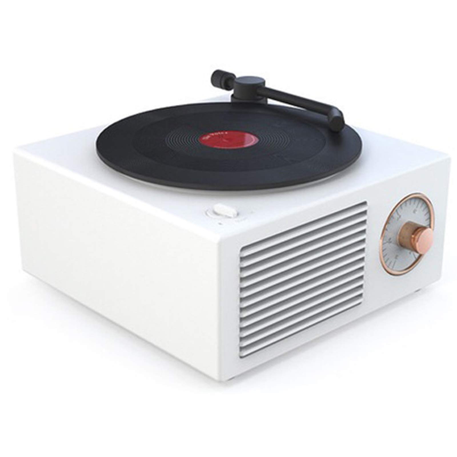 Multifunctional Turntable Bluetooth Speaker - Wireless Mini Portable Retro Phonograph with 3 Playback Modes (Bluetooth/TF Card/AUX) - Perfect for Home Decor, Parties & Vintage Music Lovers