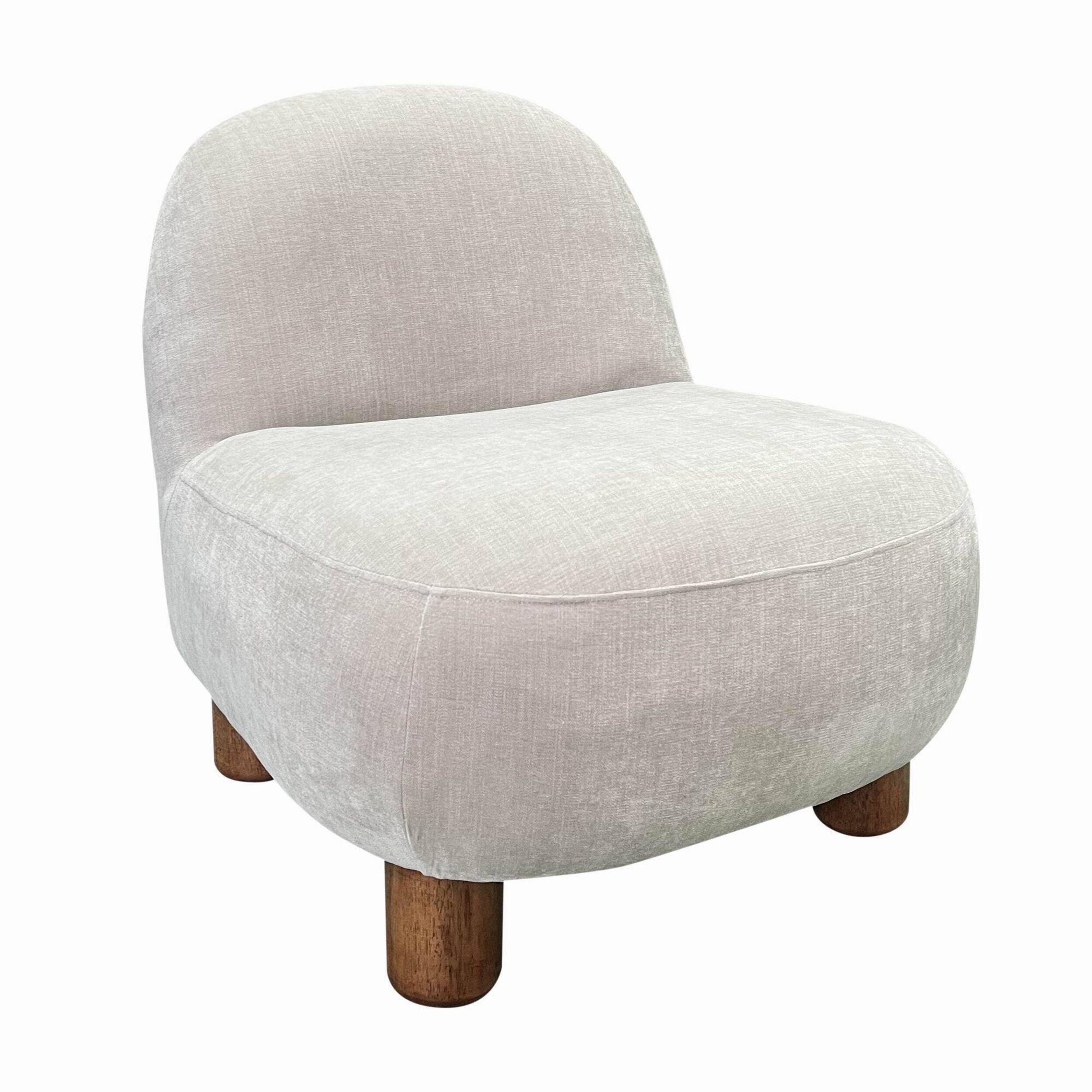 Ambi Occasional Chair in Taupe - Stylish Accent Chair for Living Room, Bedroom, or Office Decor