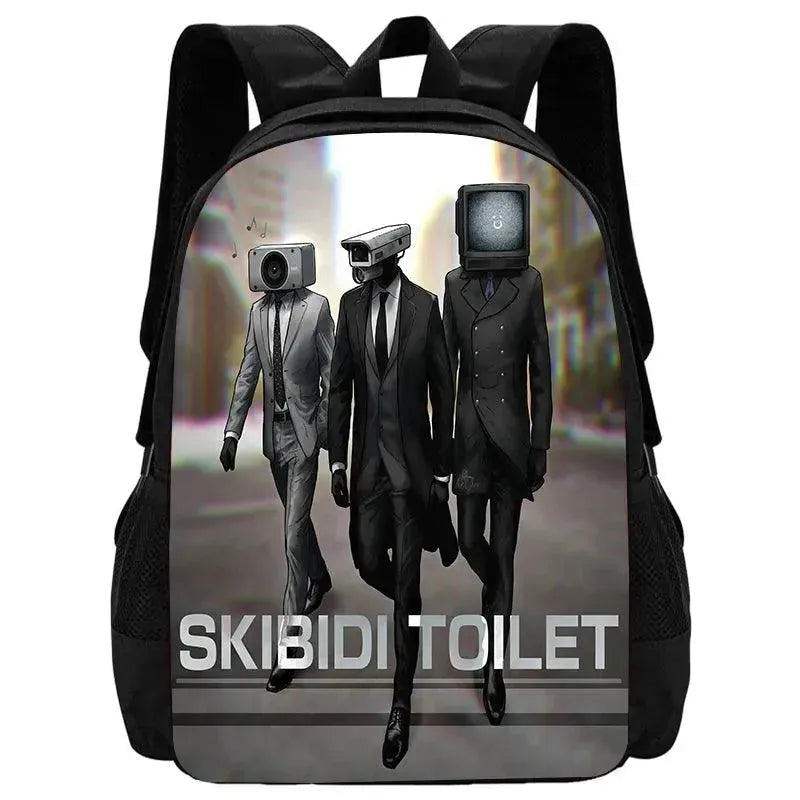 Custom Skibidi Backpack Set for School, Travel & Outdoor Adventures - Durable & Stylish Kids & Teens Backpack
