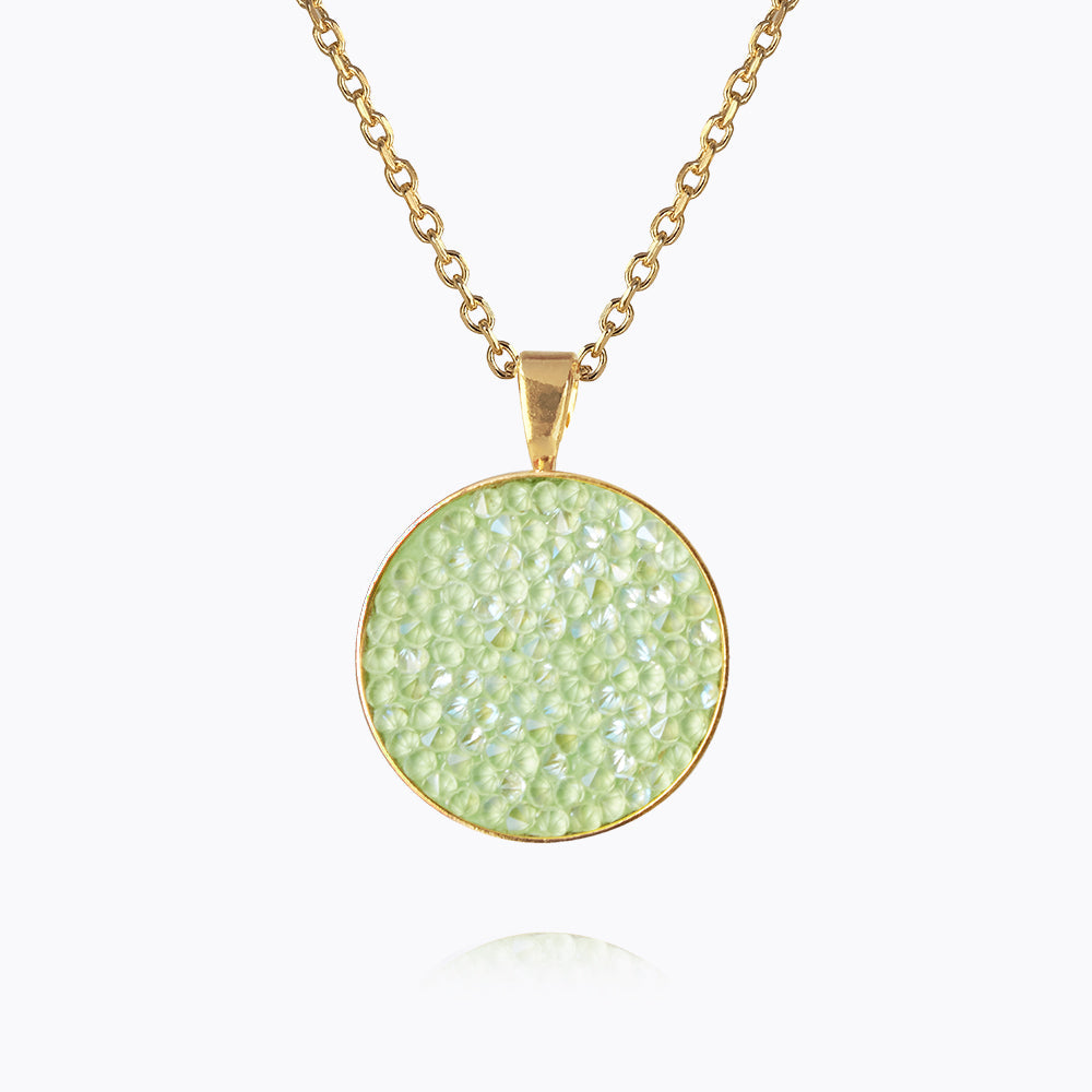 Chloe Necklace with Genuine Chrysolite Gemstone - Elegant Gold Plated Pendant for Women | Perfect for Parties, Weddings & Everyday Wear