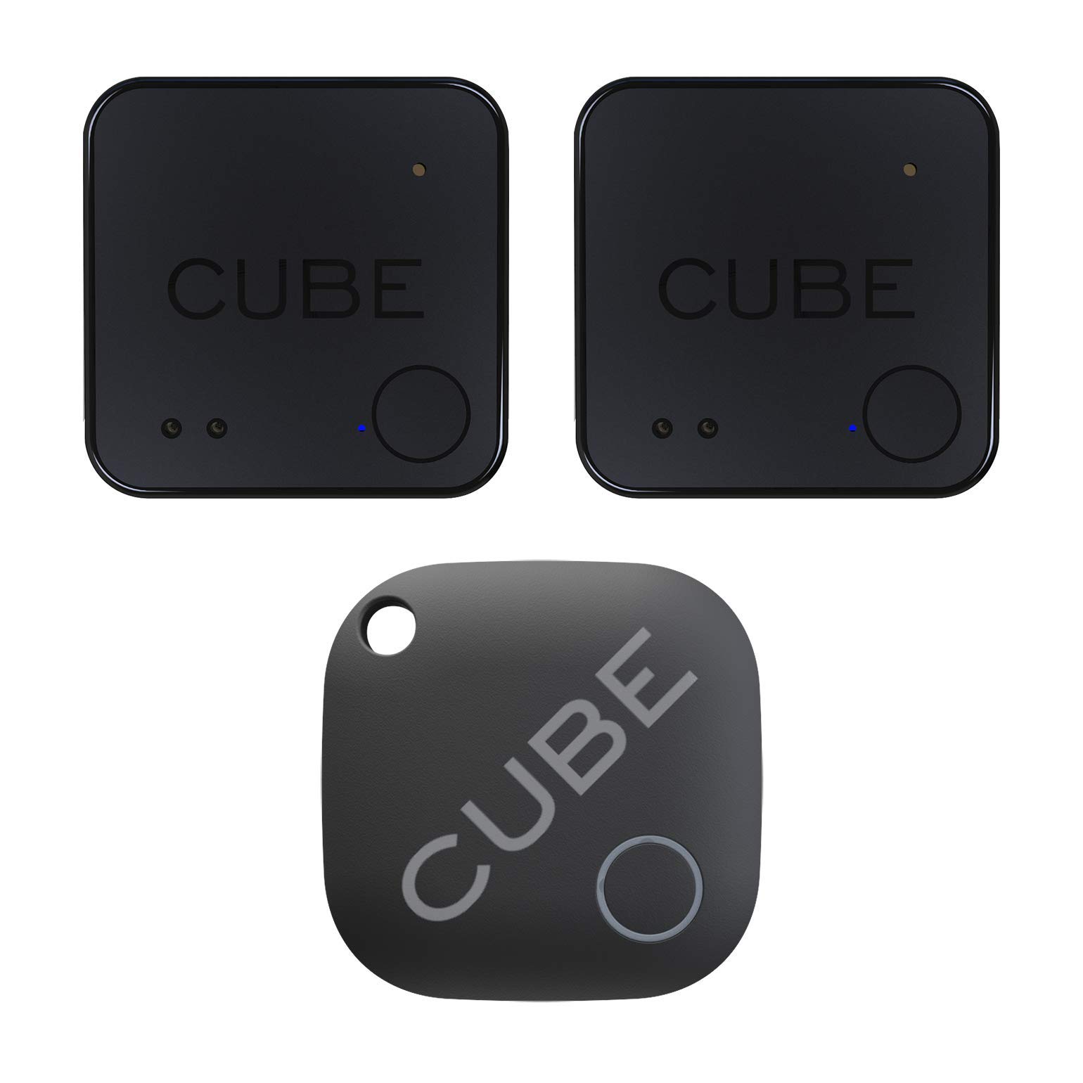 Cube Shadow & Cube Tracker Bundle - Smart Bluetooth Item Tracker for Luggage, Wallet, Pets & Kids | Waterproof Tracking Device with Replaceable Battery & Phone App | Perfect for Travel, Daily Use & Finding Lost Items