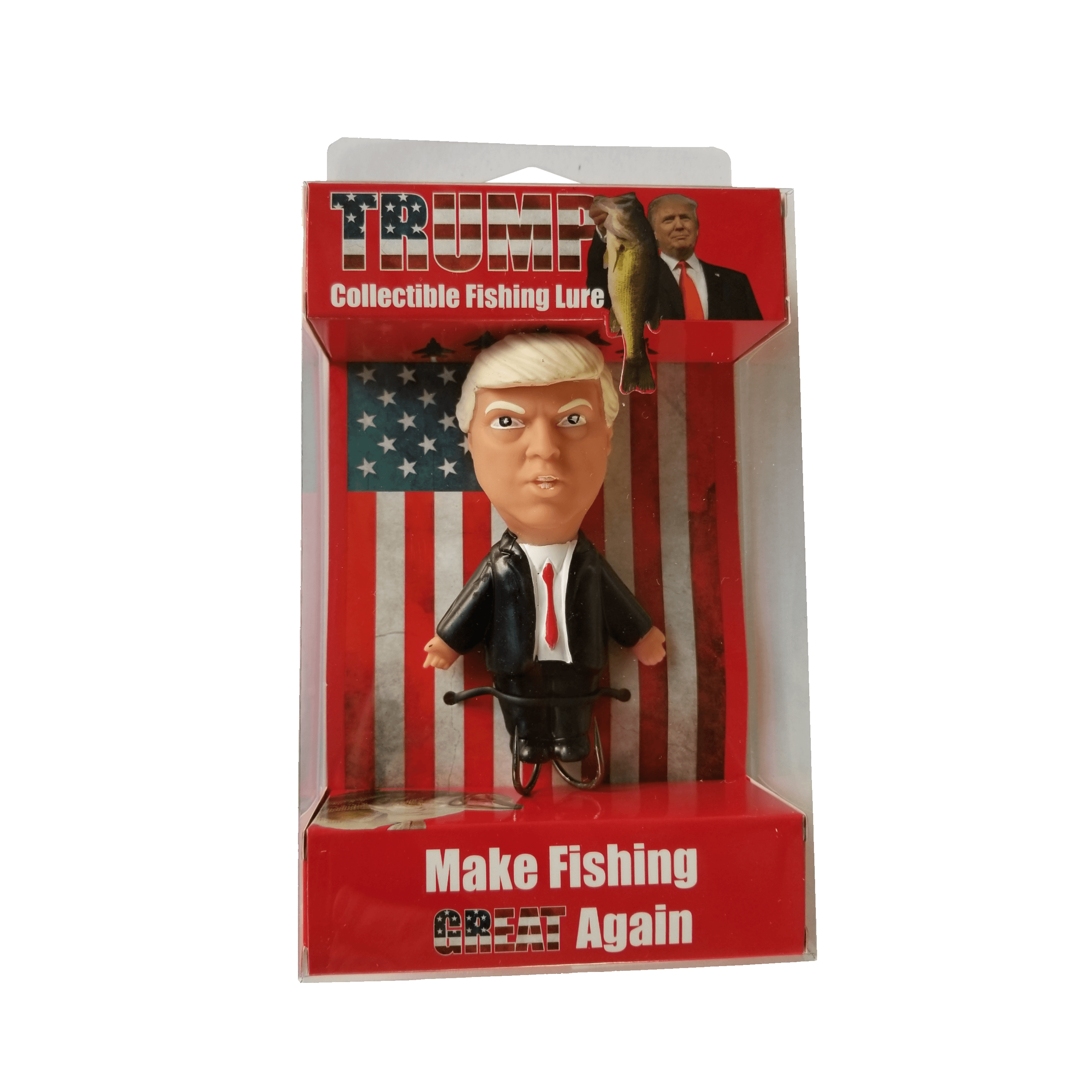 Premium Trump Topwater Fishing Lure - Realistic Bait for Bass, Pike & Walleye - Perfect for Freshwater & Saltwater Fishing Adventures