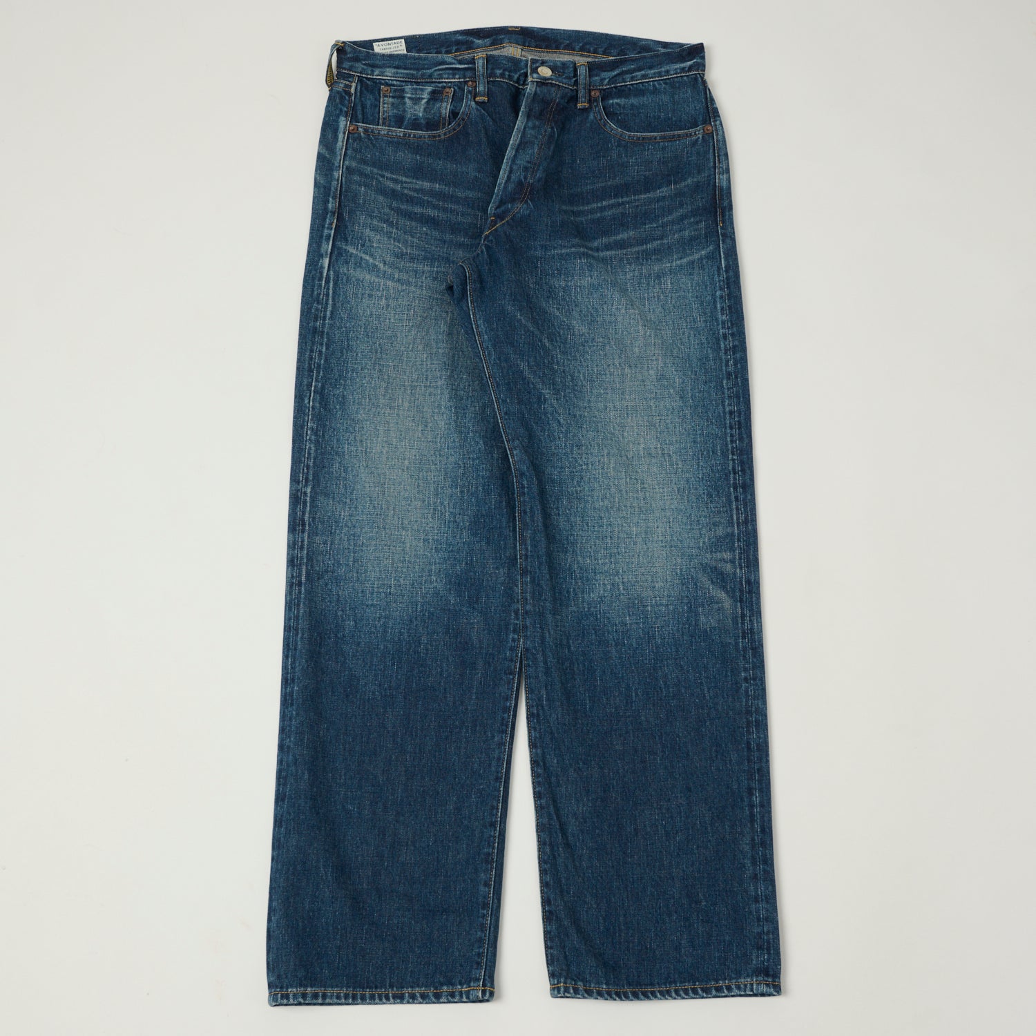 Vontade 5 Pocket Jeans for Men - Dark Blue Wash Denim Pants | Comfortable & Stylish for Casual Wear, Work, and Everyday Outfits