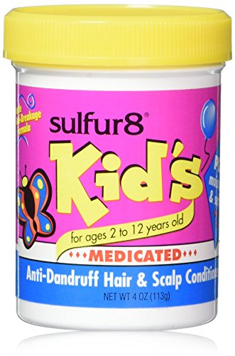 2 Pack Sulfur8 Kids Medicated Anti-Dandruff Shampoo & Scalp Treatment, 4 oz - Gentle Formula for Children's Dry, Itchy Scalp - Perfect for Daily Hair Care & Dandruff Relief