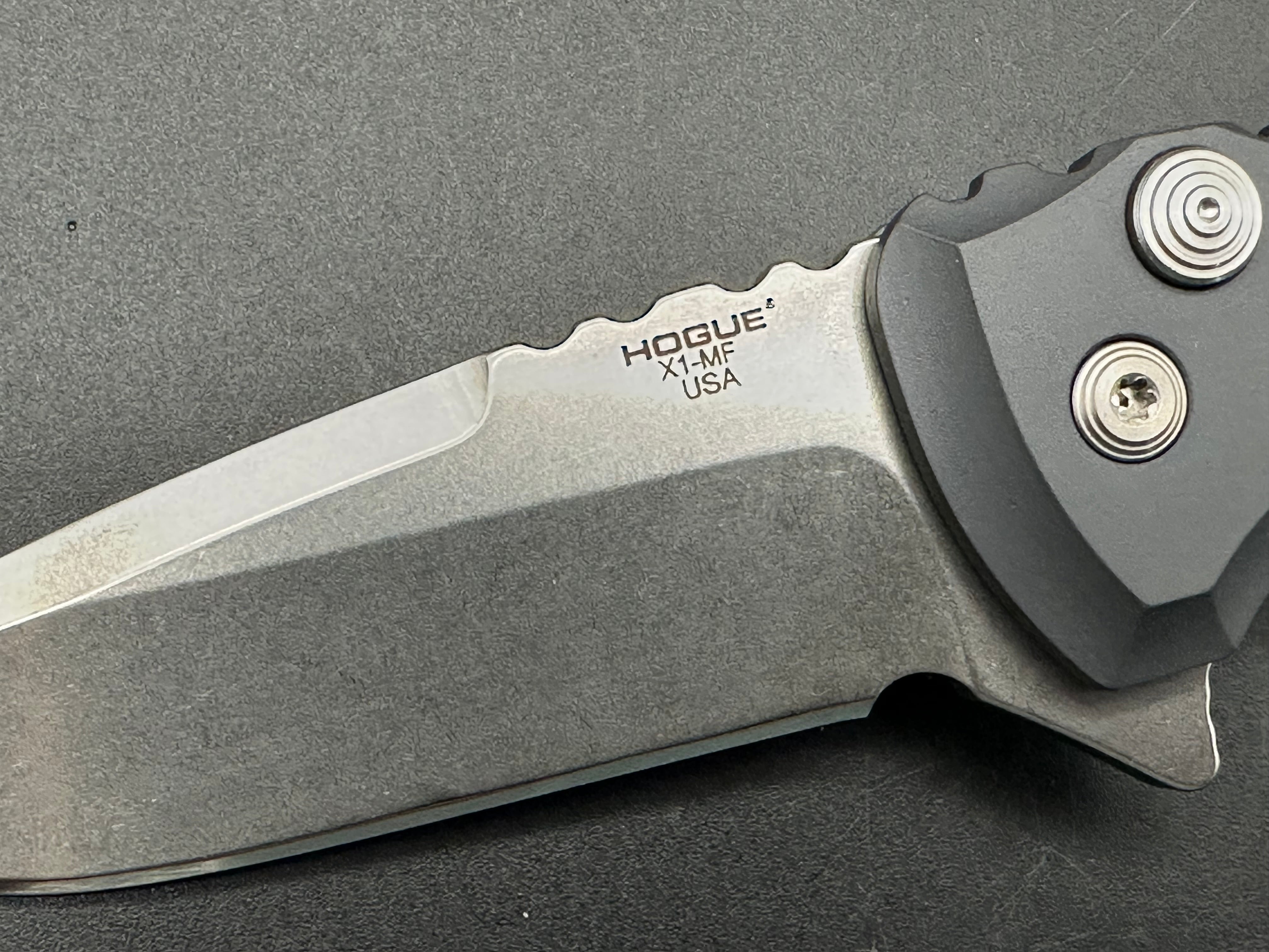Hogue X1 Microflip Knife - Compact Folding Pocket Knife with Assisted Opening - Perfect for EDC, Camping, and Outdoor Adventures