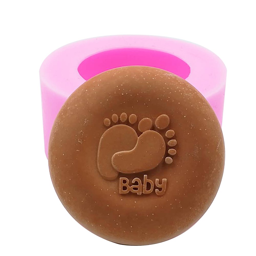 Premium Silicone Baby Foot Soap Molds - DIY Candle & Resin Craft Molds for Handmade Soap, Candles, and Art Projects - Perfect for Baby Shower Gifts, Home Decor, and Creative Crafts