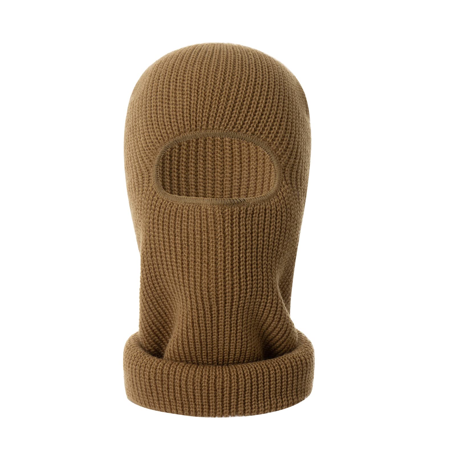 3 Hole Knit Balaclava - Gothic Ski Mask for Winter, Warm & Windproof Thermal Cycling Mask - Perfect for Skiing, Snowboarding, Motorcycling & Outdoor Activities