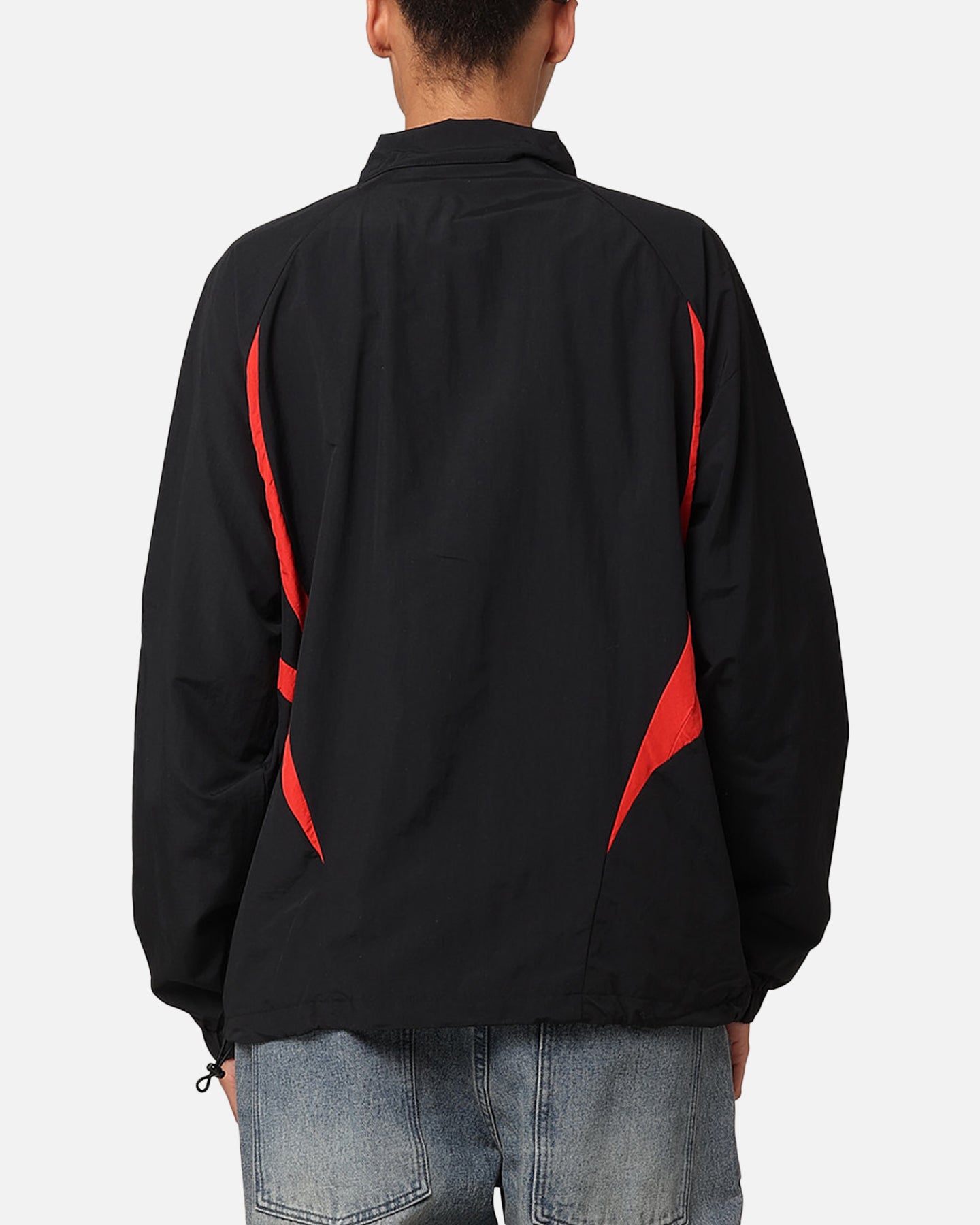 Adidas Archive Track Jacket - Black/Red Athletic Running Jacket for Men | Lightweight Training Hoodie for Gym & Outdoor Sports