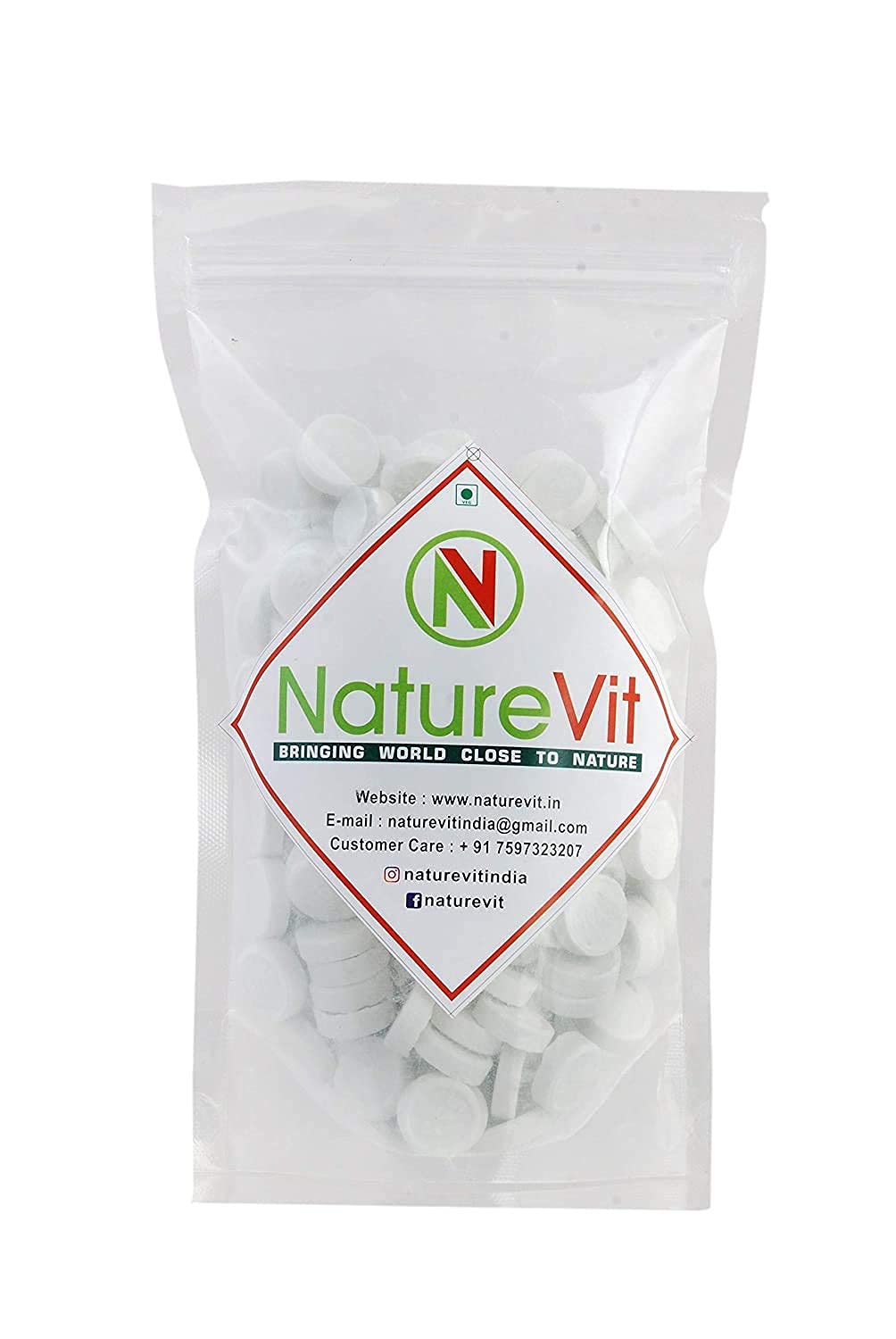Metrol Nature VIT Mint Candy - 400g Refreshing Medium Mint Flavor | Perfect for Office, Travel & Fresh Breath | Sugar-Free & Natural Ingredients