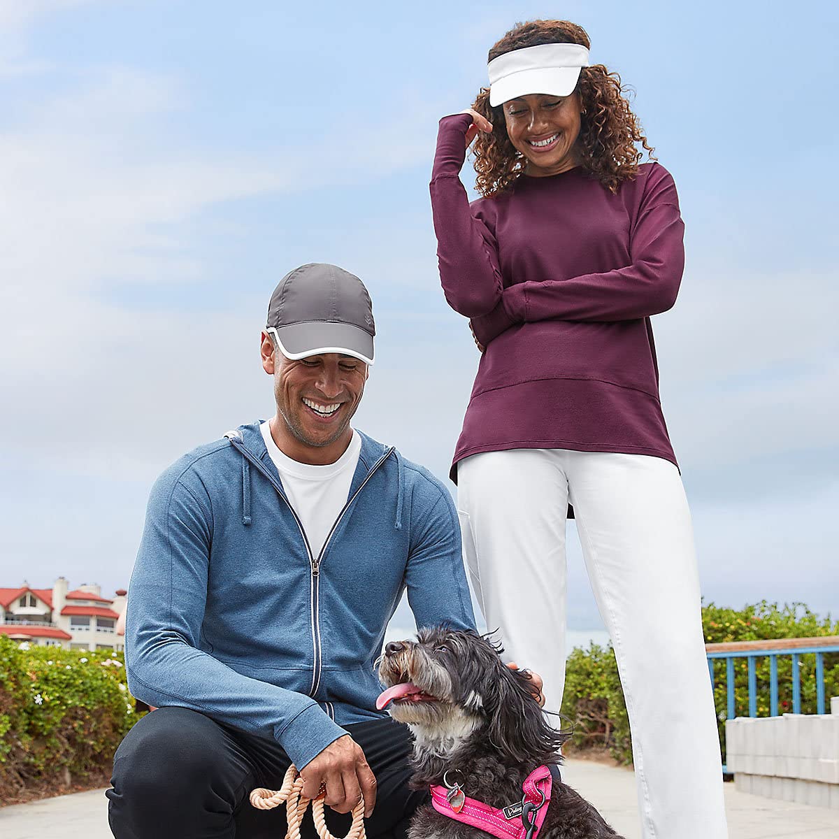Coolibar UPF 50+ Sun Protective Men's LumaLeo Full Zip Hoodie - Lightweight UV Protection Jacket for Outdoor Activities, Hiking & Travel