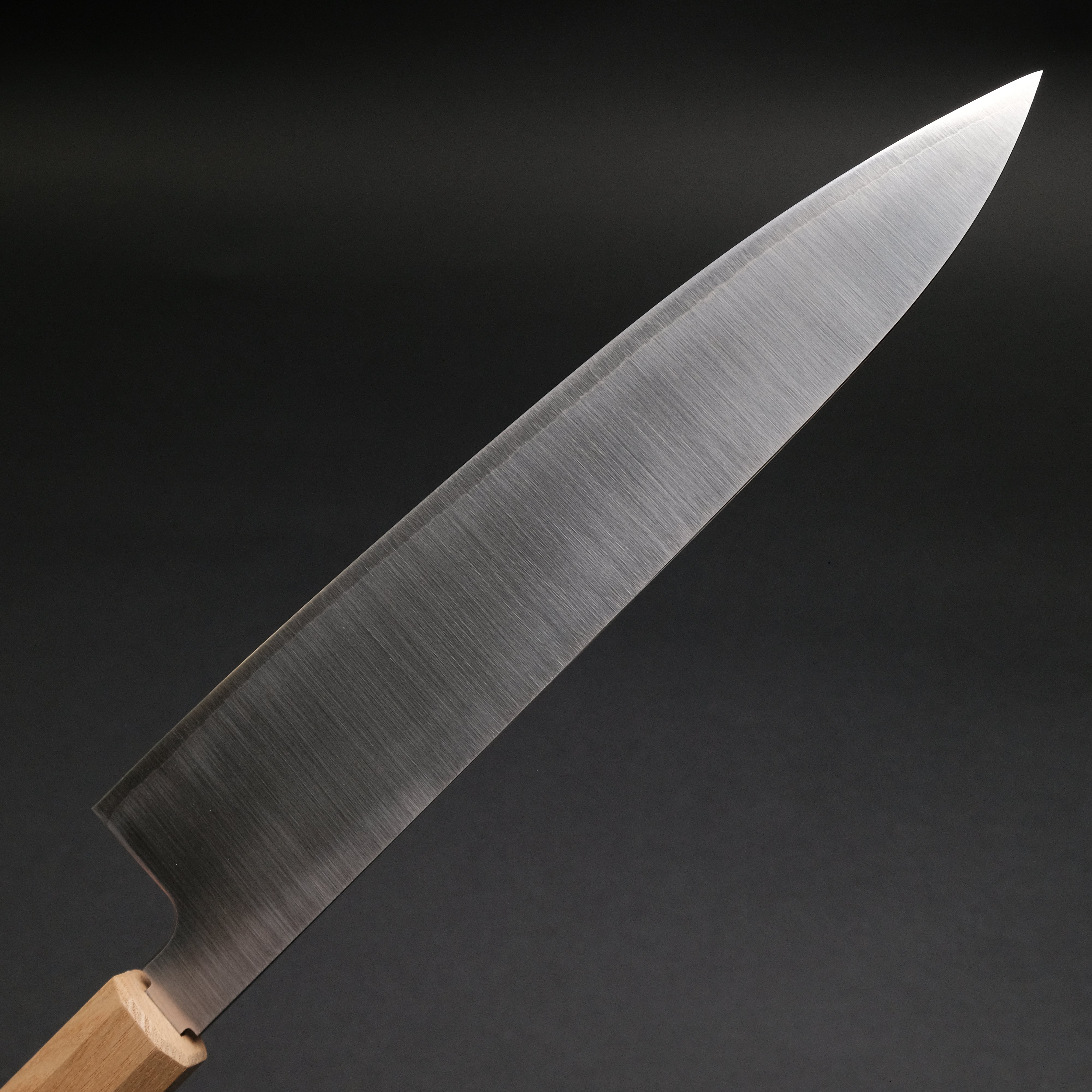 Premium Konosuke GS+ Gyuto 240mm Japanese Chef Knife with Khii Chestnut Handle - Perfect for Sushi, Meat Slicing & Professional Kitchen Use