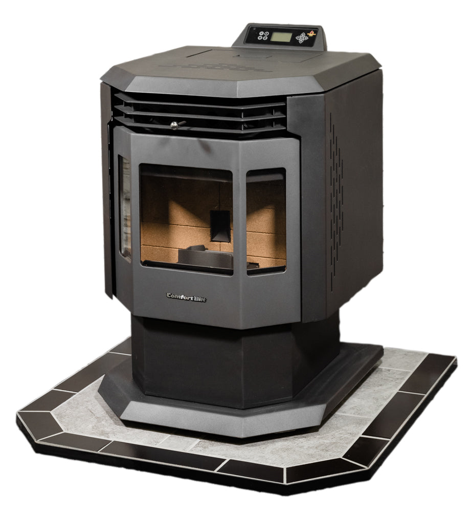 ComfortBilt Flatwall Hearth Pad - Fireplace Protector for Hardwood Floors - Winter Shadow Design - Perfect for Living Rooms, Bedrooms & Winter Home Decor