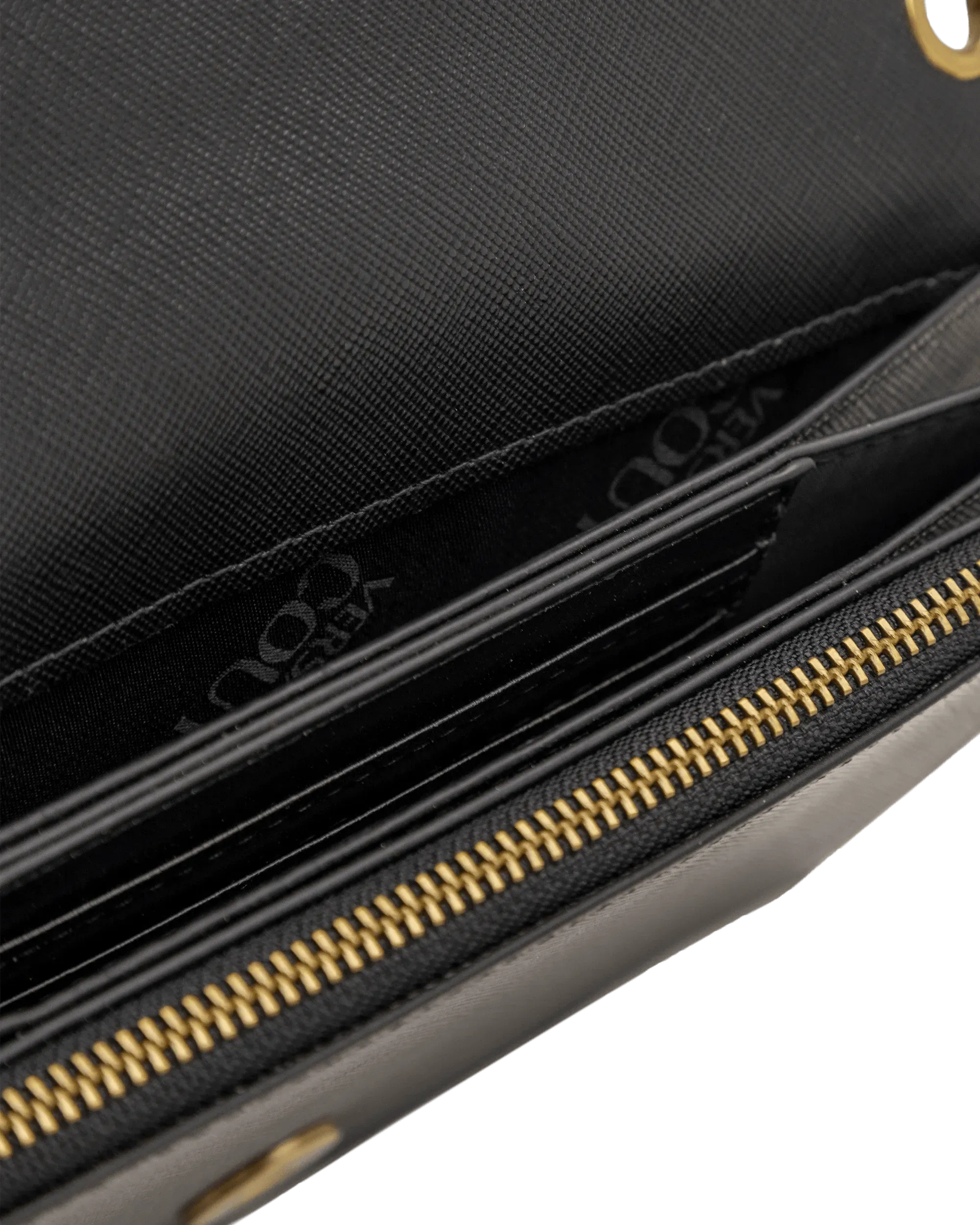 Stylish Logo Chain Wallet for Men & Women - Trendy Crossbody Phone Wallet with Adjustable Strap - Perfect for Travel, Shopping & Everyday Use