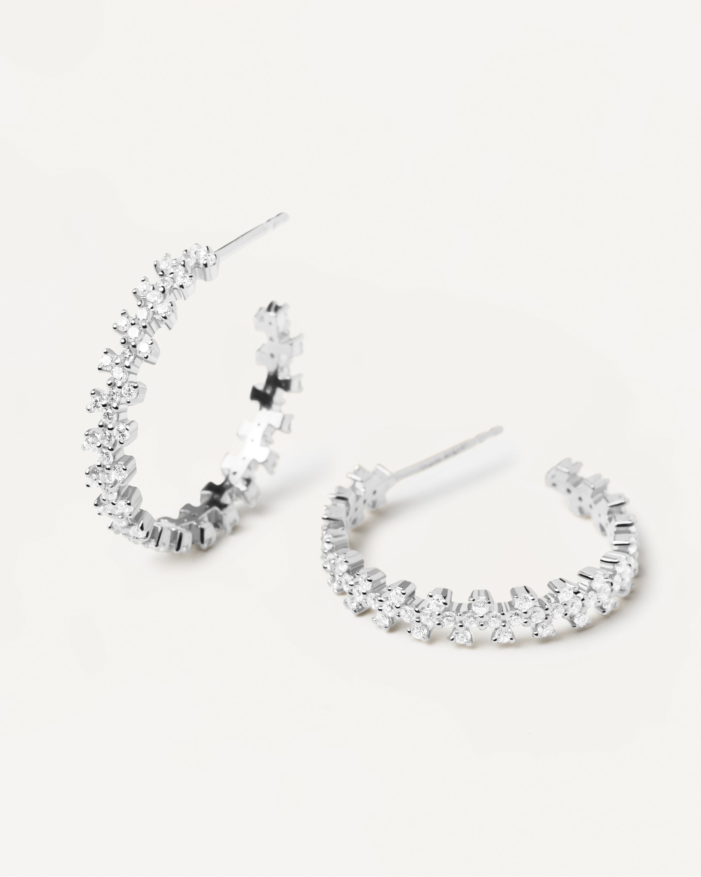 Elegant Crown Silver Earrings for Women - Sterling Silver Jewelry Gift for Her - Perfect for Parties, Weddings & Special Occasions