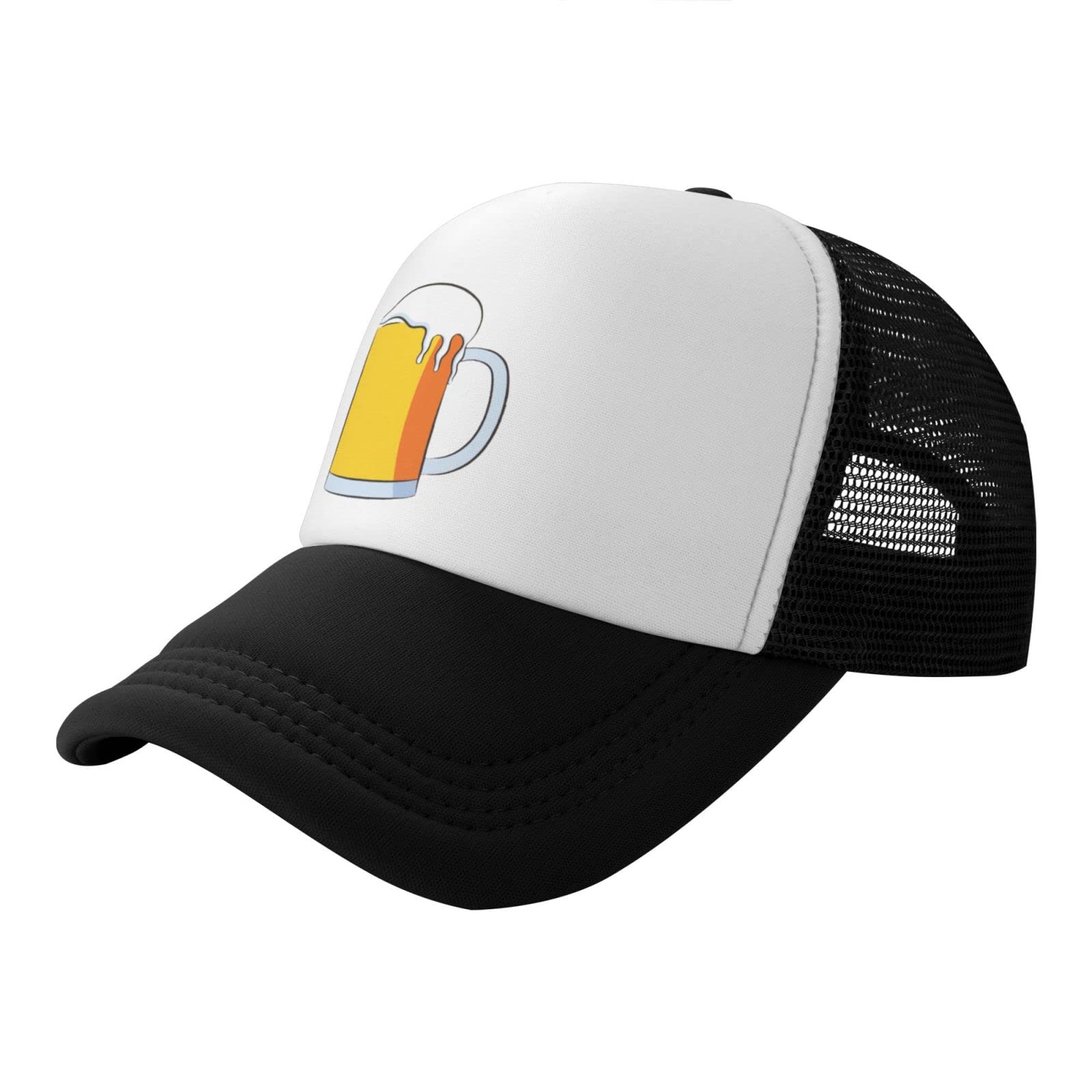 Love Beer Trucker Hat - Adjustable Mesh Baseball Cap for Men & Women, Sun Protection Outdoor Sport & Casual Dad Hat - Perfect for Hiking, Fishing, and Summer Activities