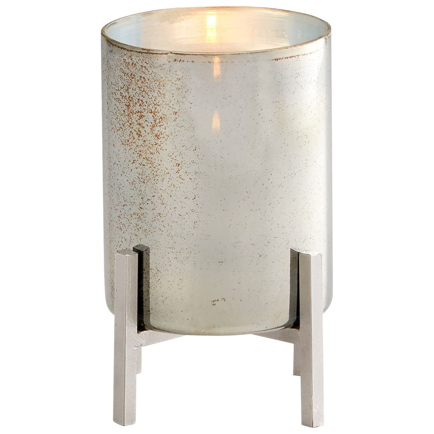 Modern Basil Candle Holder Set - Small Decorative Candleholders with Multiple Finishes for Home Decor, Wedding Centerpieces & Spa Relaxation