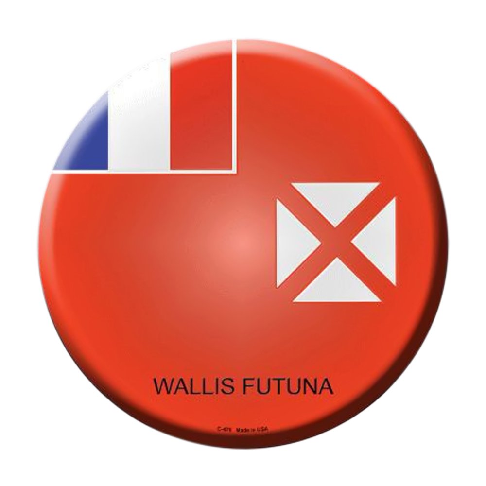 SMART BLONDE Wallis Futuna Novelty Metal Circular Sign C-475 - Vintage Style Home Decor for Bars, Man Caves & Office Spaces